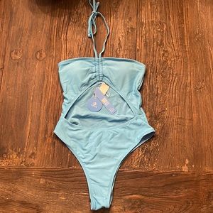 Blue cutout one piece Cupshe size XS
